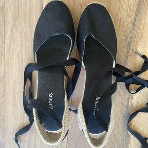 Soludos heeled espadrilles.